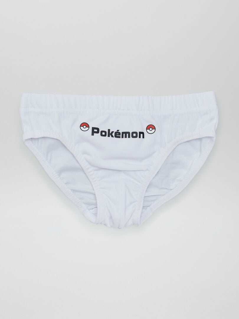 Zestaw 5 majtek „Pokemon” – BIAŁE