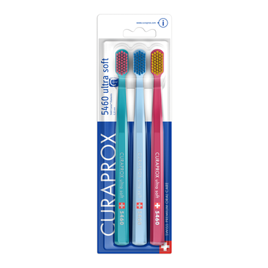 Curaprox Trio Pack 5460 Ultra Soft -hammasharjat, 3 kpl