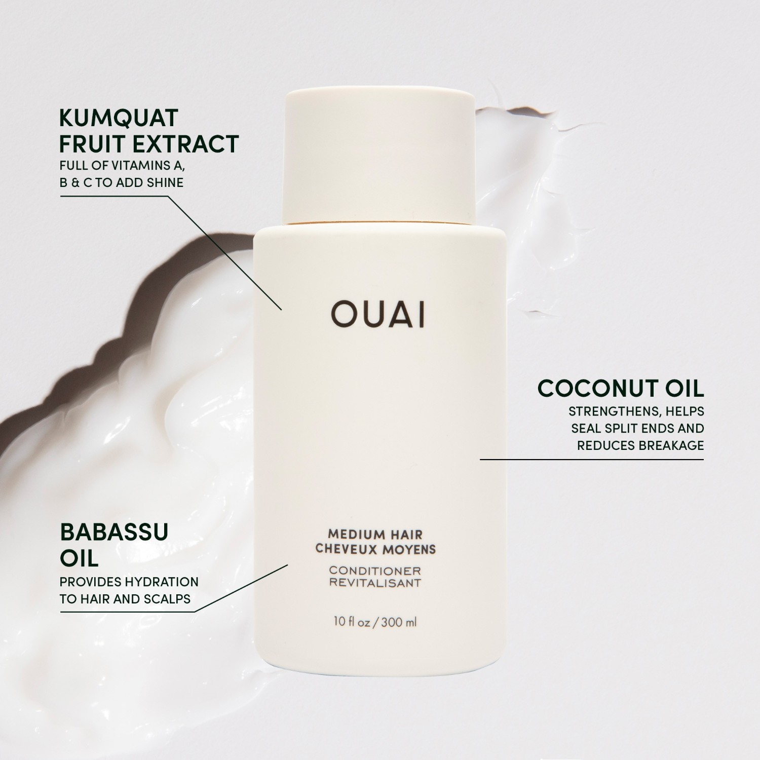 Ouai Conditioner voor Middellang Haar - 89 ml