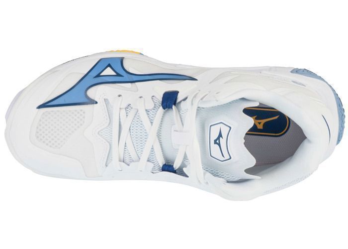 Unisex volleyball shoes - White - Mizuno Wave Lightning Z8 Mid
