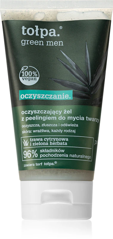 Tołpa Green Men čistiaci gélový peeling s hydratačným účinkom