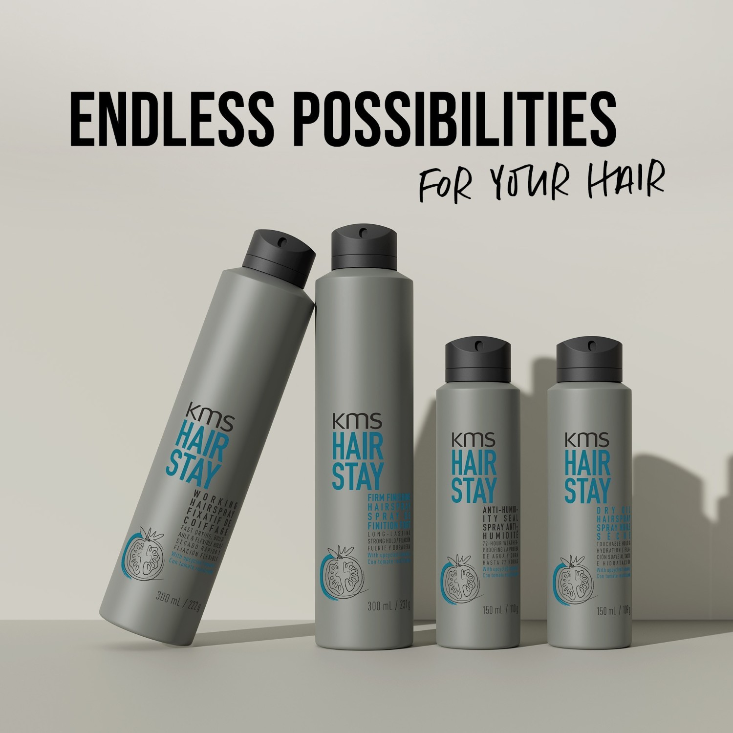 KMS HairStay lak za kosu protiv vlage - 75 ml