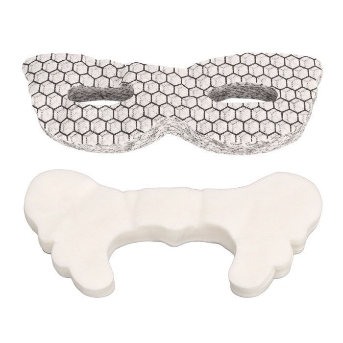 100pcs Feuille Papier Masque Joue Papillon Soie + 100pcs Papier Masque Yeux Graphène Doux Fin : Compresse humide pour soin visage