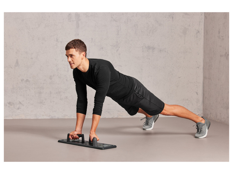 CRIVIT Armhävningsbräda / Fitnessrulle, med ergonomiska handtag