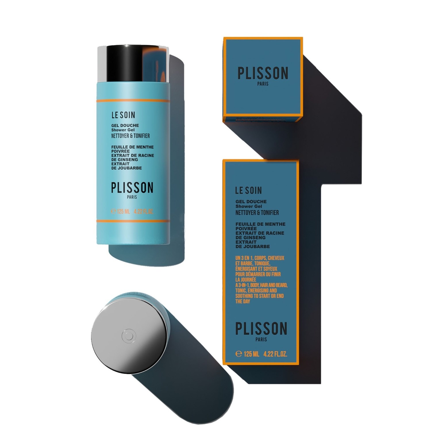 Plisson Gel Douche 3-en-1