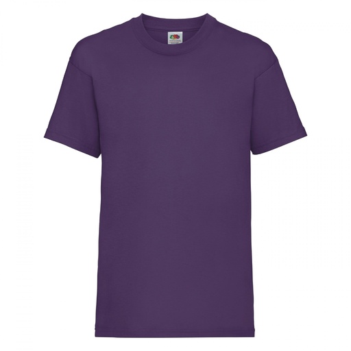 Fruit of the Loom Premiumkvalitet 100 % bomull med korta ärmar – basic-t-shirt