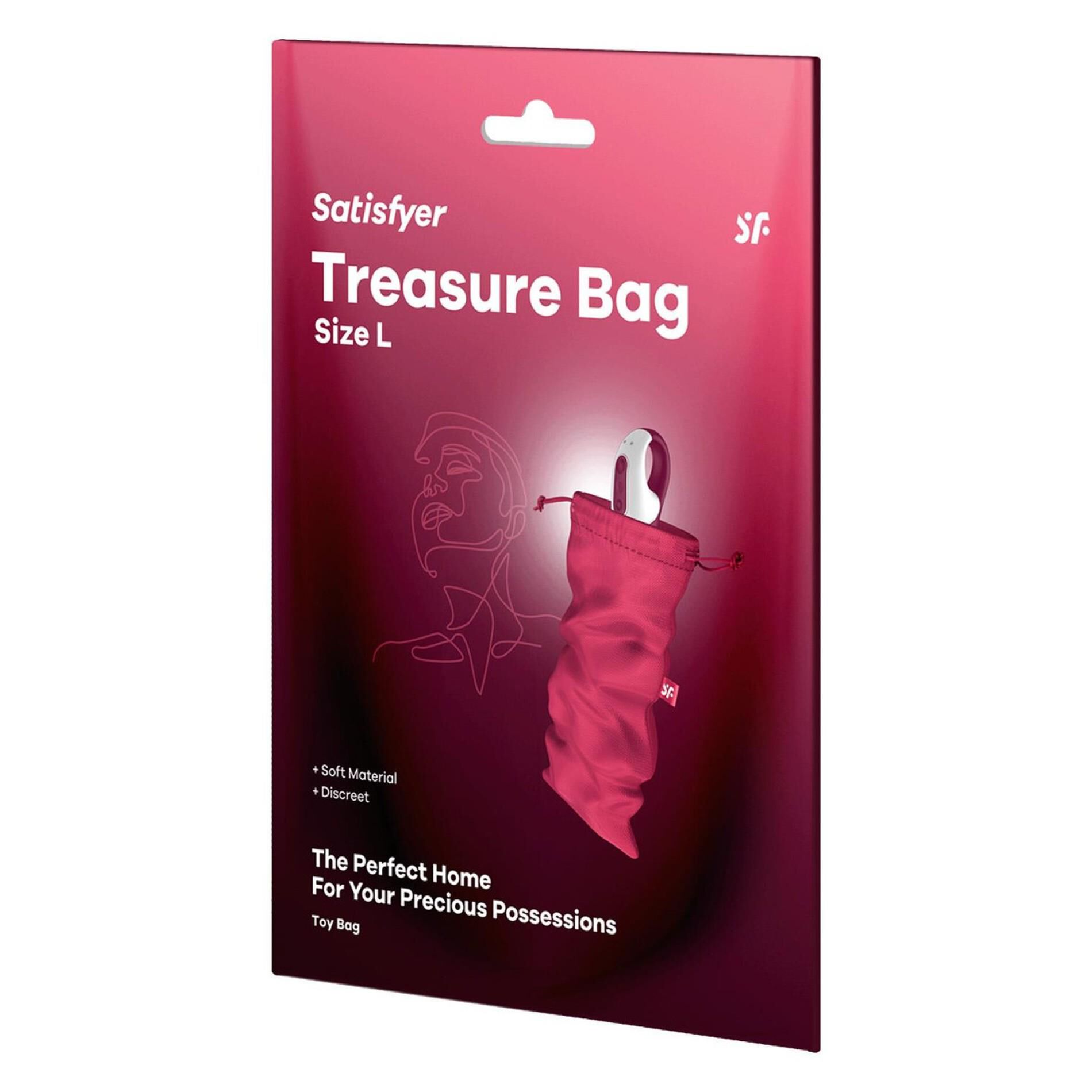 Satisfyer Treasure Bag L roza