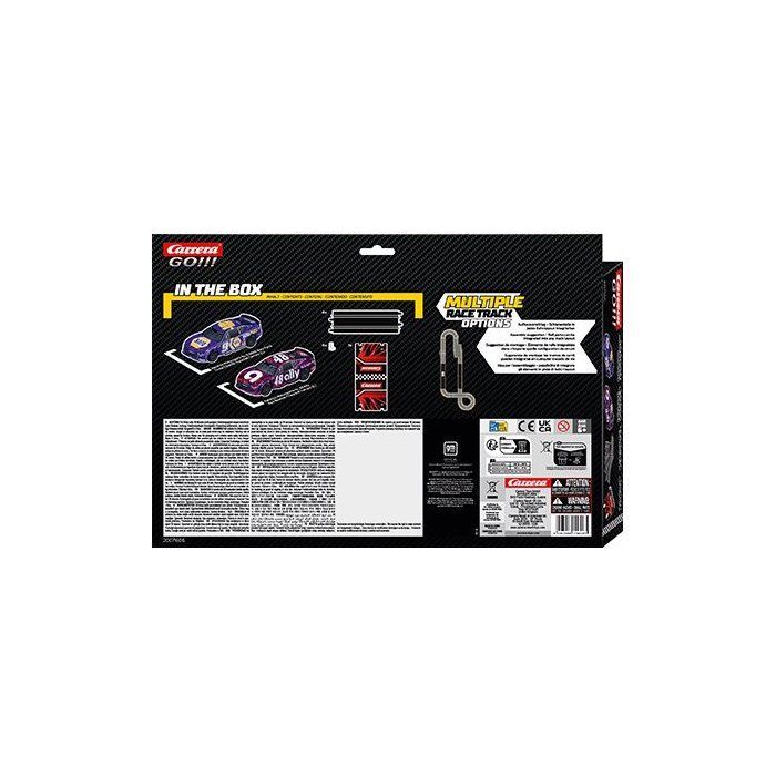 CARRERA GO!!! Kit di espansione Circuito e Auto - Set di espansione 2 - 2 Auto NASCAR - Scala 1:43 - Età 6+
