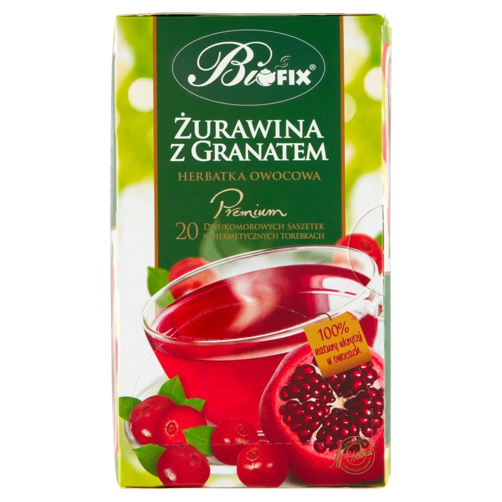 Bifix Herbata Premium, Żurawina-granat