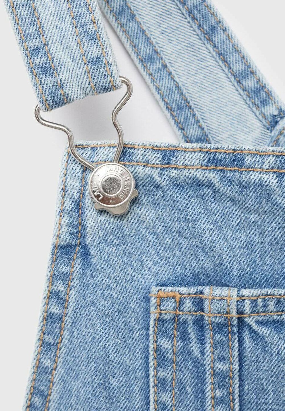 Mango Kids tuinbroek - blauw