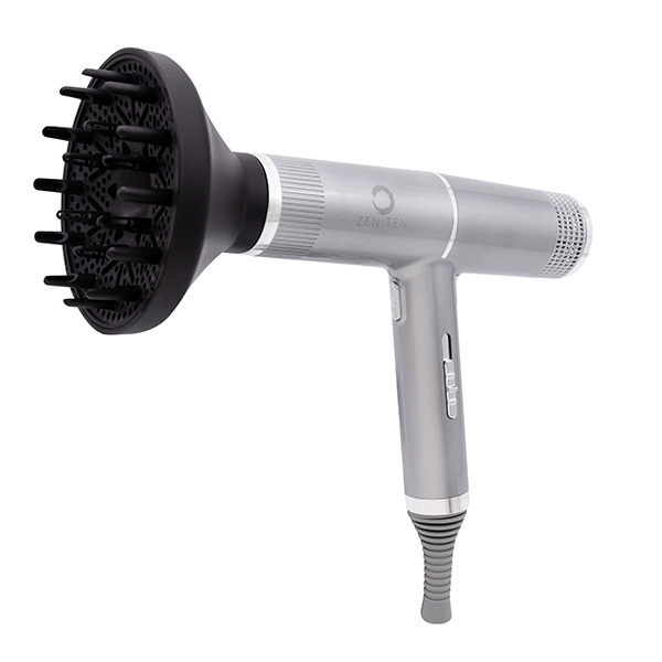 Zenten New Concept T-formet lettvekts hårføner sølvfarget