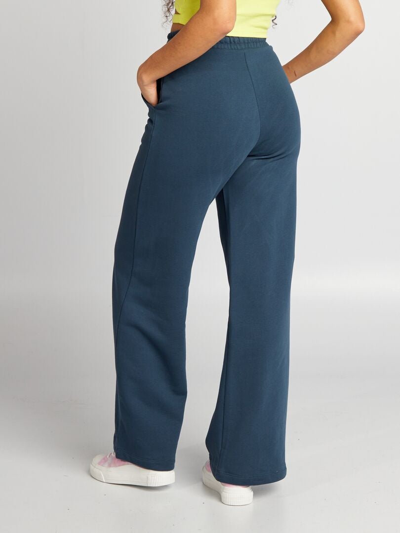 Fleece joggingbroek - BLAUW