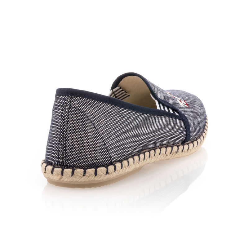 Miesten espadrillit köysipohjalla - sininen