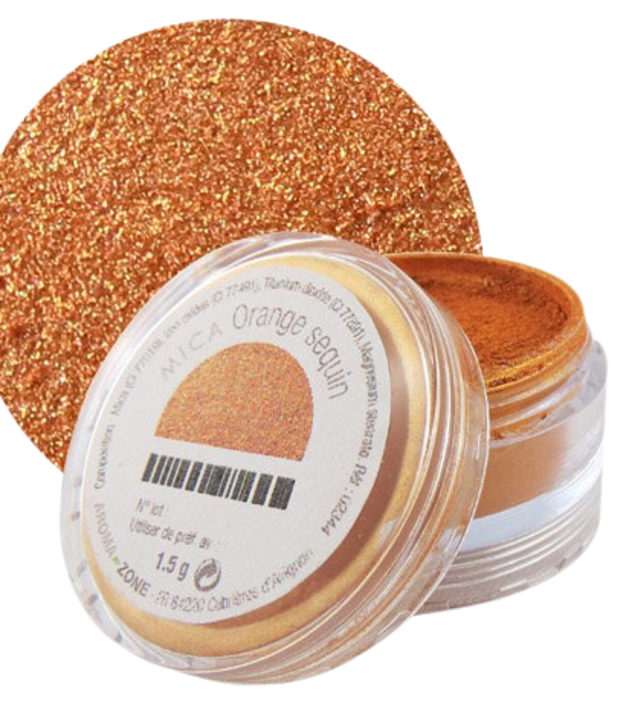 Mica Orange sequin