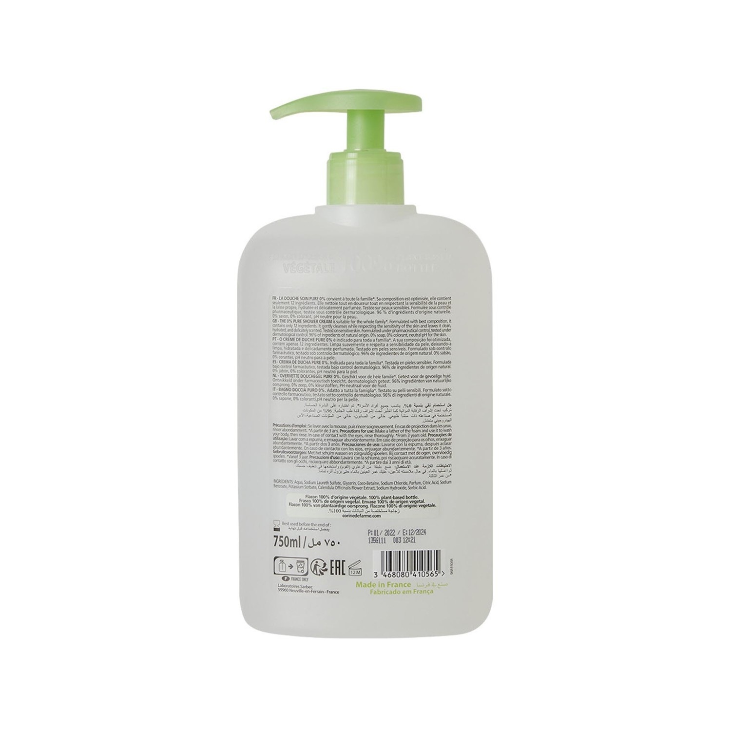 CORINE DE FARME Douche 0% Pure