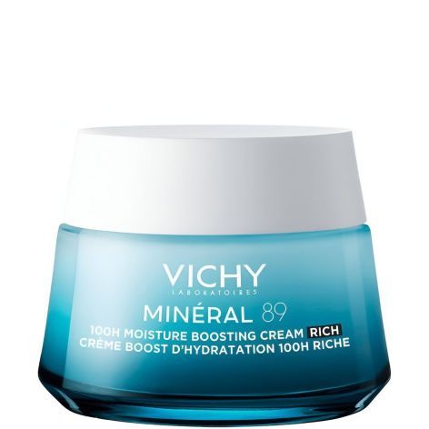 „Mineral 89 Rich 72h“ drėkinamasis kremas Vaistinėse parduodami veido drėkikliai
