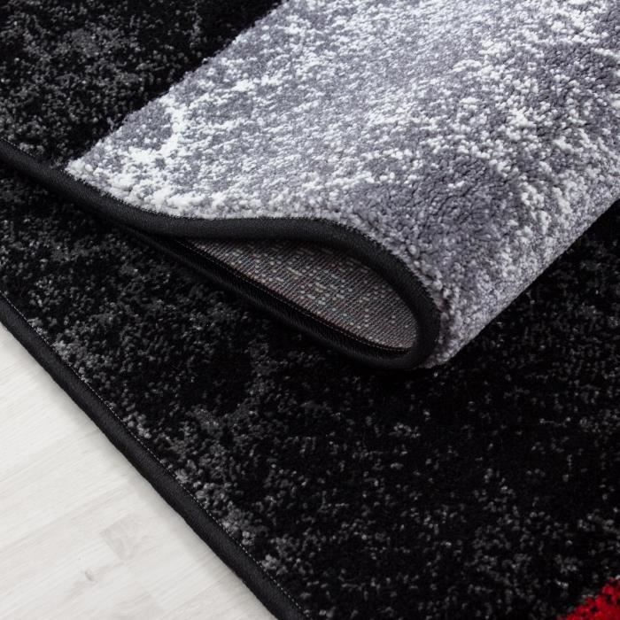 Tapis Moderne Salon - ADELINE - Rouge - 200 x 290 cm - 100% Polypropylène - SIMPEX