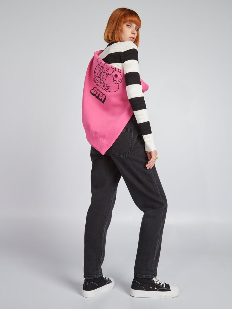 Moletom de lã 'BT21' - ROSA