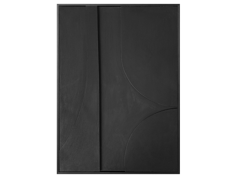 Obraz 3D Relief Black Art III 50x70 cm