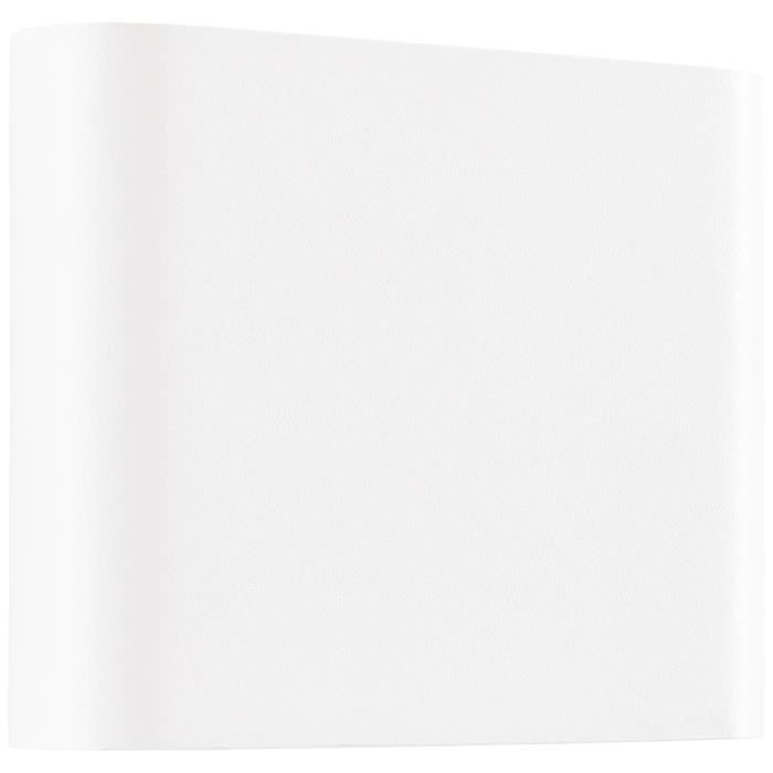 Applique da esterno - BRILLIANT - WELBIE - Metallo e vetro - Bianca - LED integrato da 7W