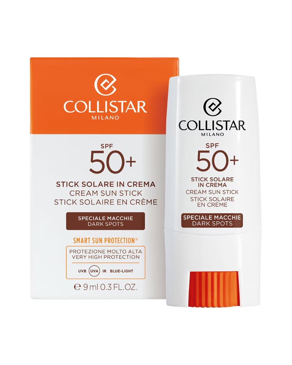 Cremă solară stick COLLISTAR Suncare anti-pete închise la culoare SPF50