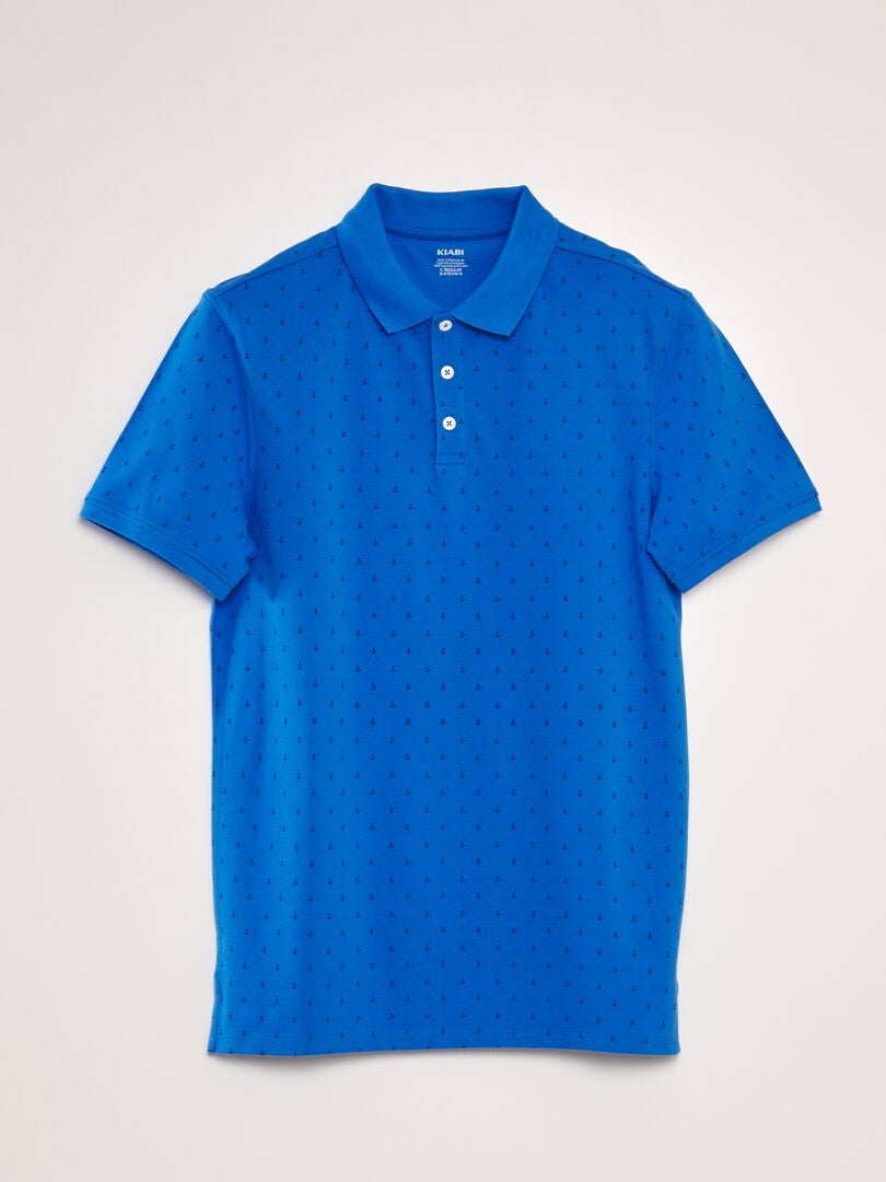 Polo estampado - AZUL