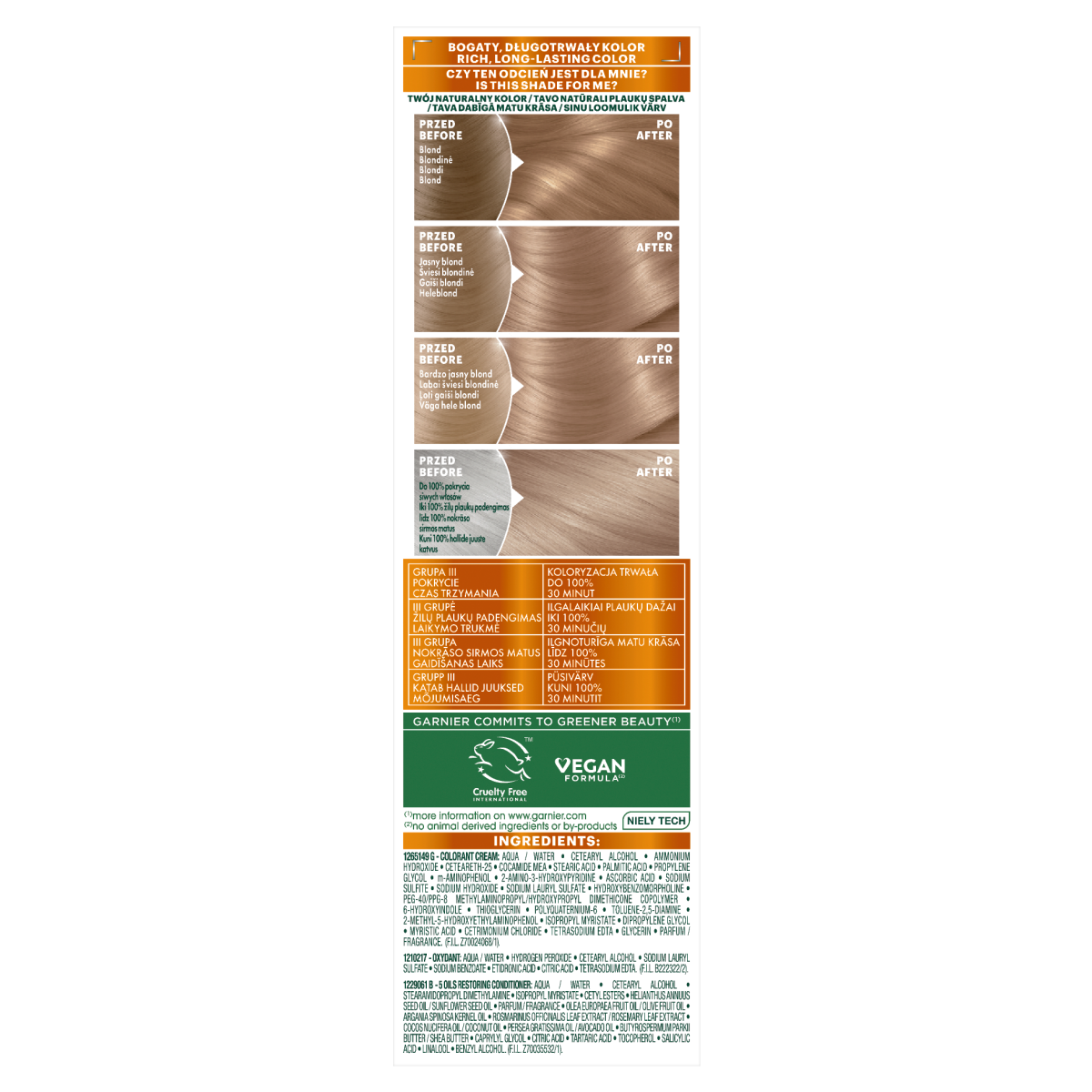 Garnier Naturals-farge