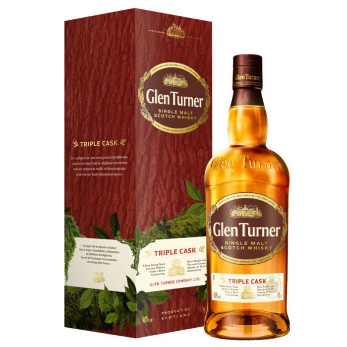Whisky Glen Turner Heritage - Single malt Scotch whisky - Ecosse - 40%vol - 70cl sous étui