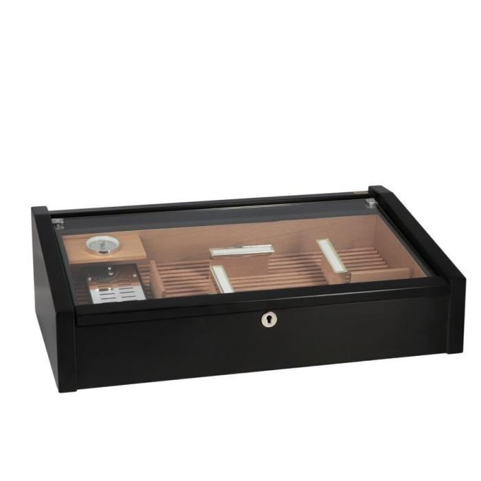 Humidor de puros Adorini Vega (Negro) - Deluxe