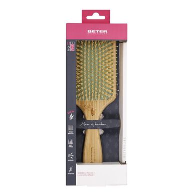 Better Pneumatische Haarborstel met Bamboe Handvat 1 stuk 1 stuk