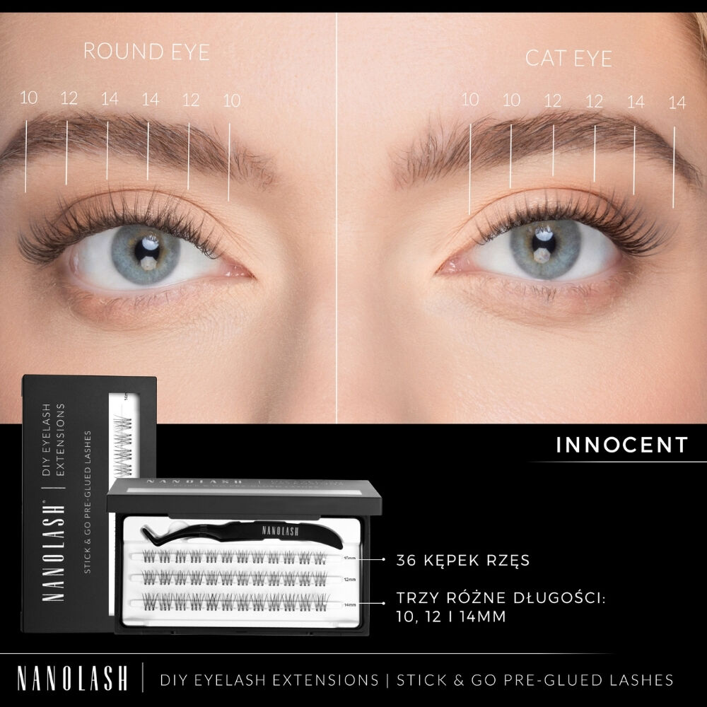 Faux cils pré-encollés Nanolash Stick & Go