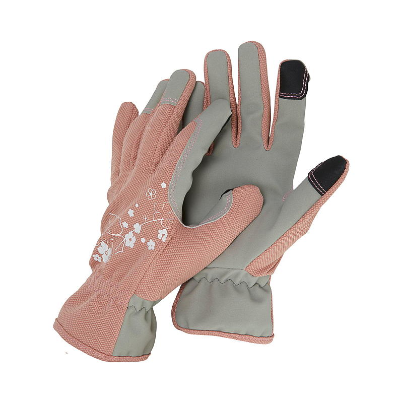 Blossom Garden-handskar storlek 7, nubuck och stretch