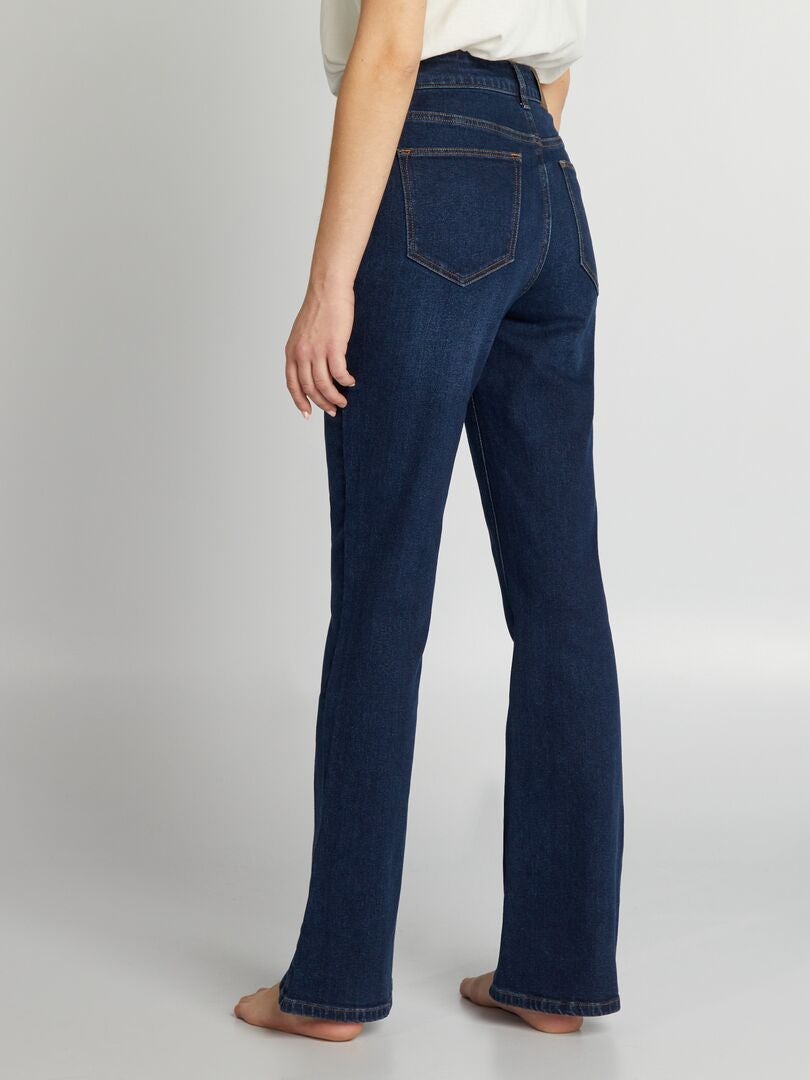 Calça jeans flare com 5 bolsos - L28 - AZUL