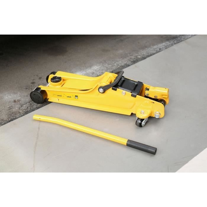 STANLEY - Gato hidráulico de 2 toneladas - STMT81251-1 - Altura mínima 85 mm y altura máxima 381 mm - Amarillo