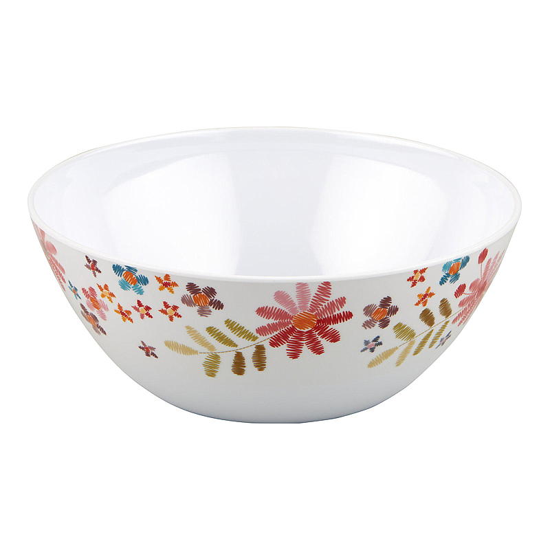 Cuisine salatskål Flory ø 25 cm melamin
