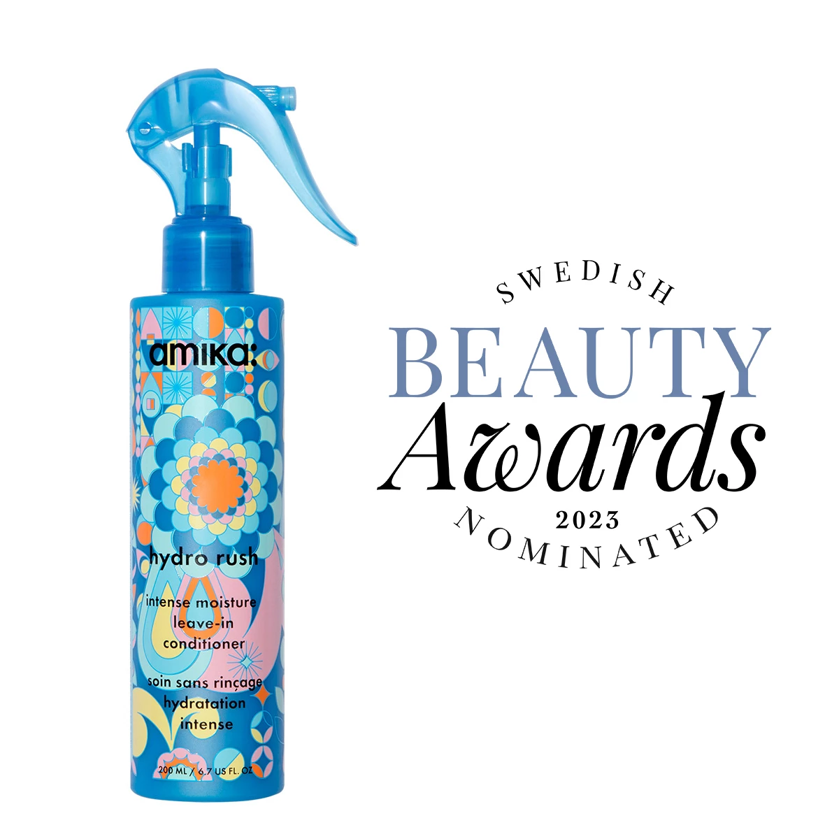 Hydro Rush Intenzív Hidratáló Leave-In Balzsam 200 ml - Amika
