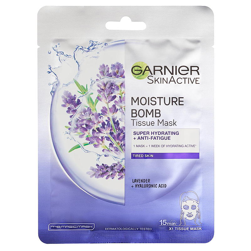 Garnier ansiktsmask fuktbomb Garnier