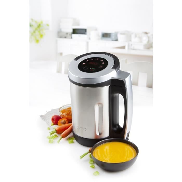 Liquidificador aquecido DOMO – Cinza – 2,2 L – 7 programas – 1000 watts – DO716BL