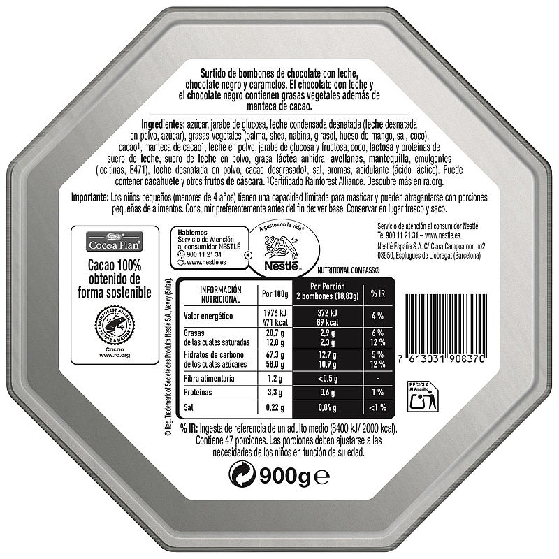 Nestlé Quality Street 900 g tölkki