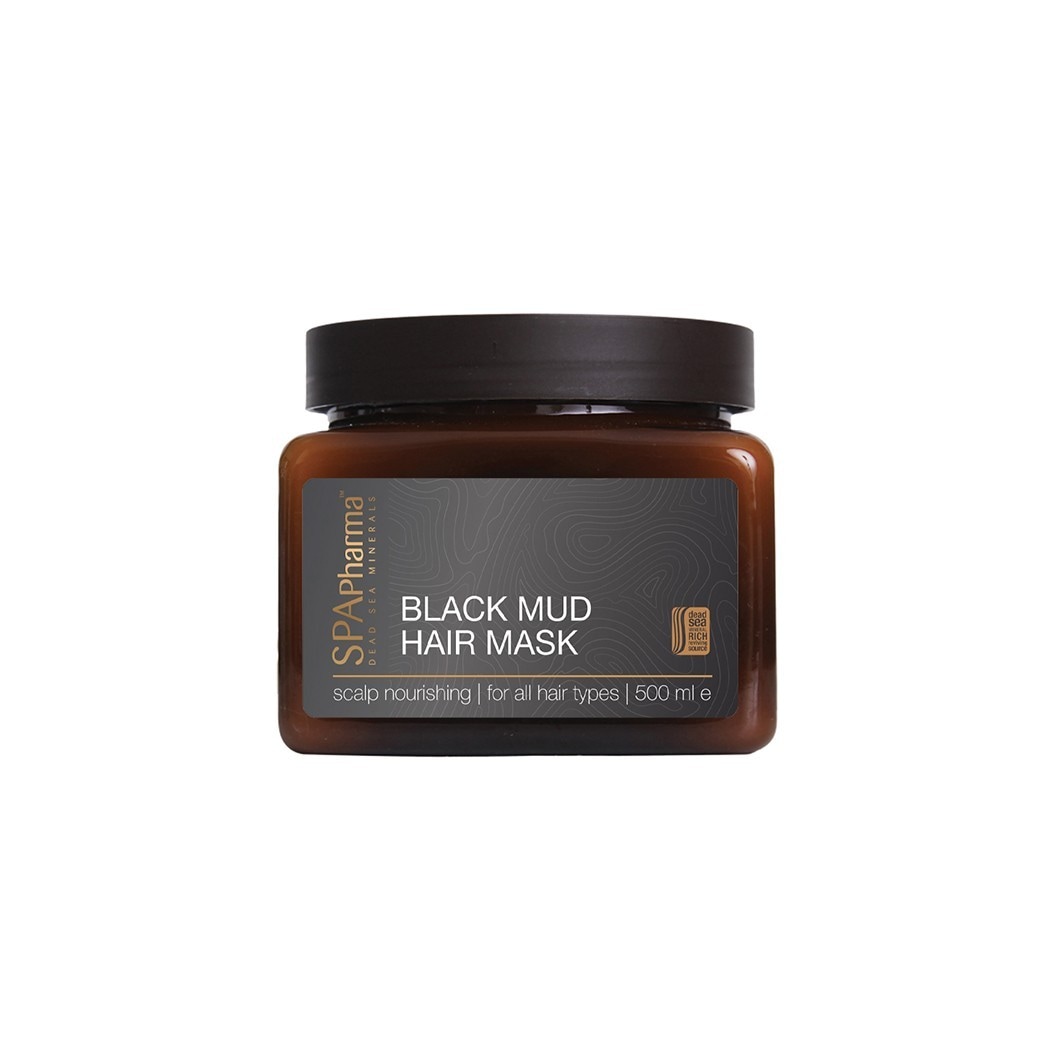 Arganicare hårpleiesett svart gjørme hårmaske - 500 ml