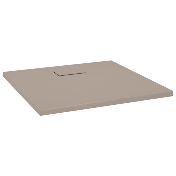 Brodzik prysznicowy Brąz 80 x 80 cm Z tworzywa sztucznego vidaXL