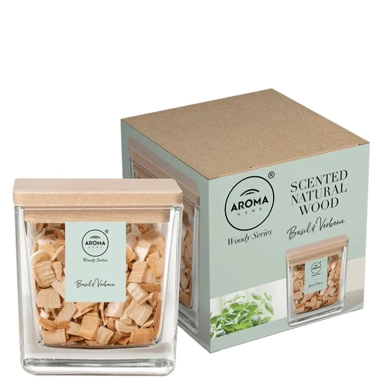 Aroma Home Woody Series Wooden Chips Basil & Verbena