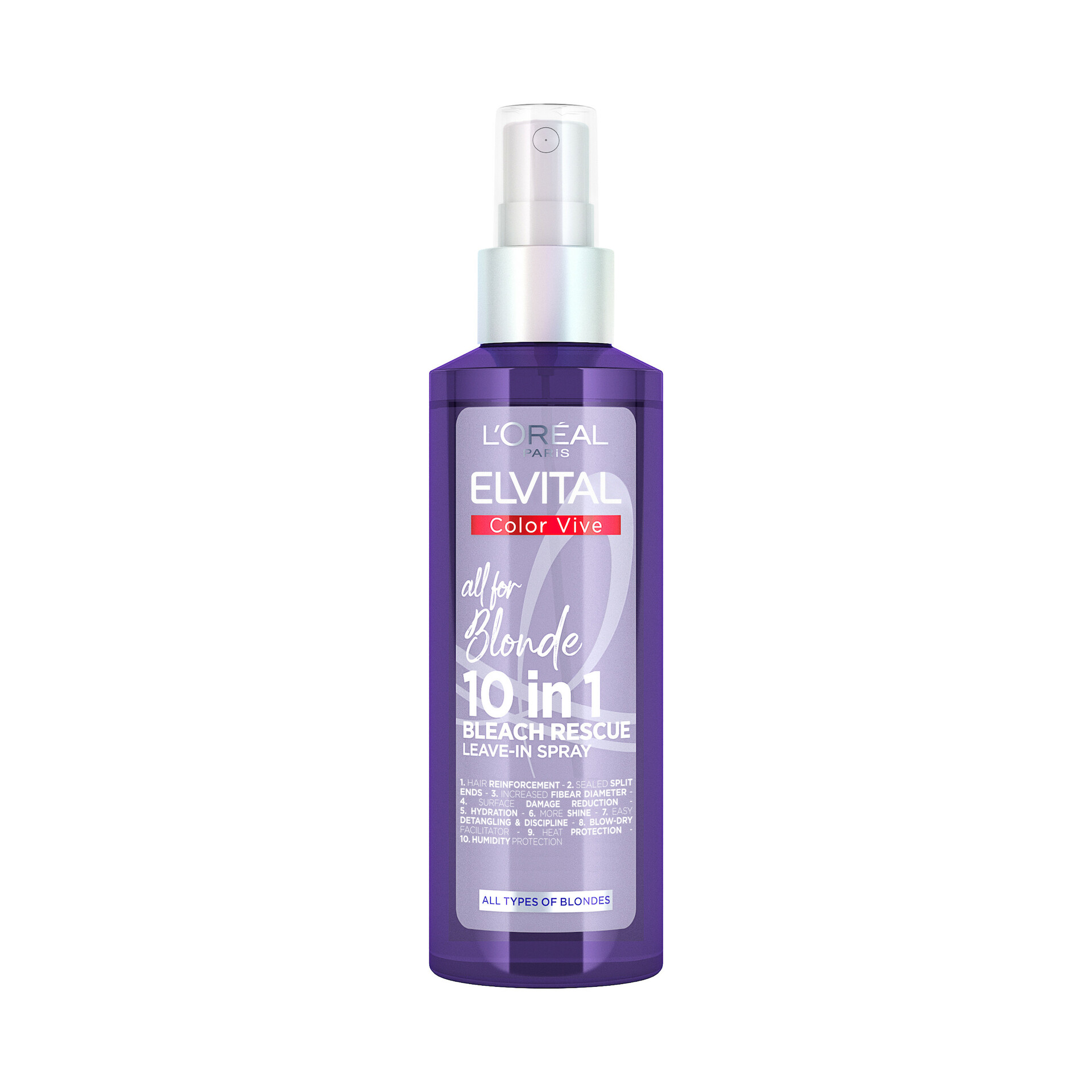 Elvital Color Vive Bleach Rescue Spray fără clătire Tratament pentru păr 150 ml - L'Oréal Paris
