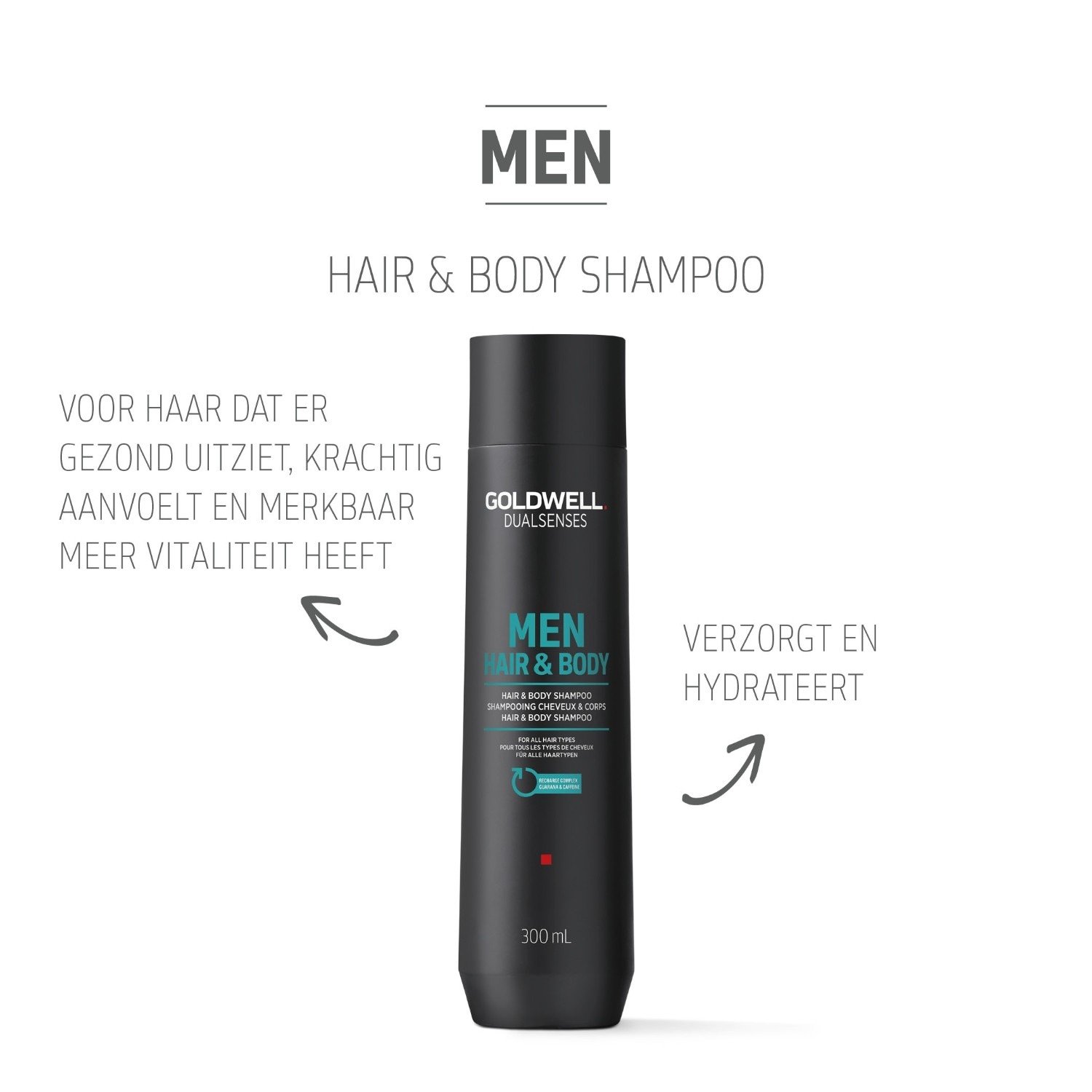 Goldwell Dualsenses muški šampon za kosu i tijelo – 300 ml