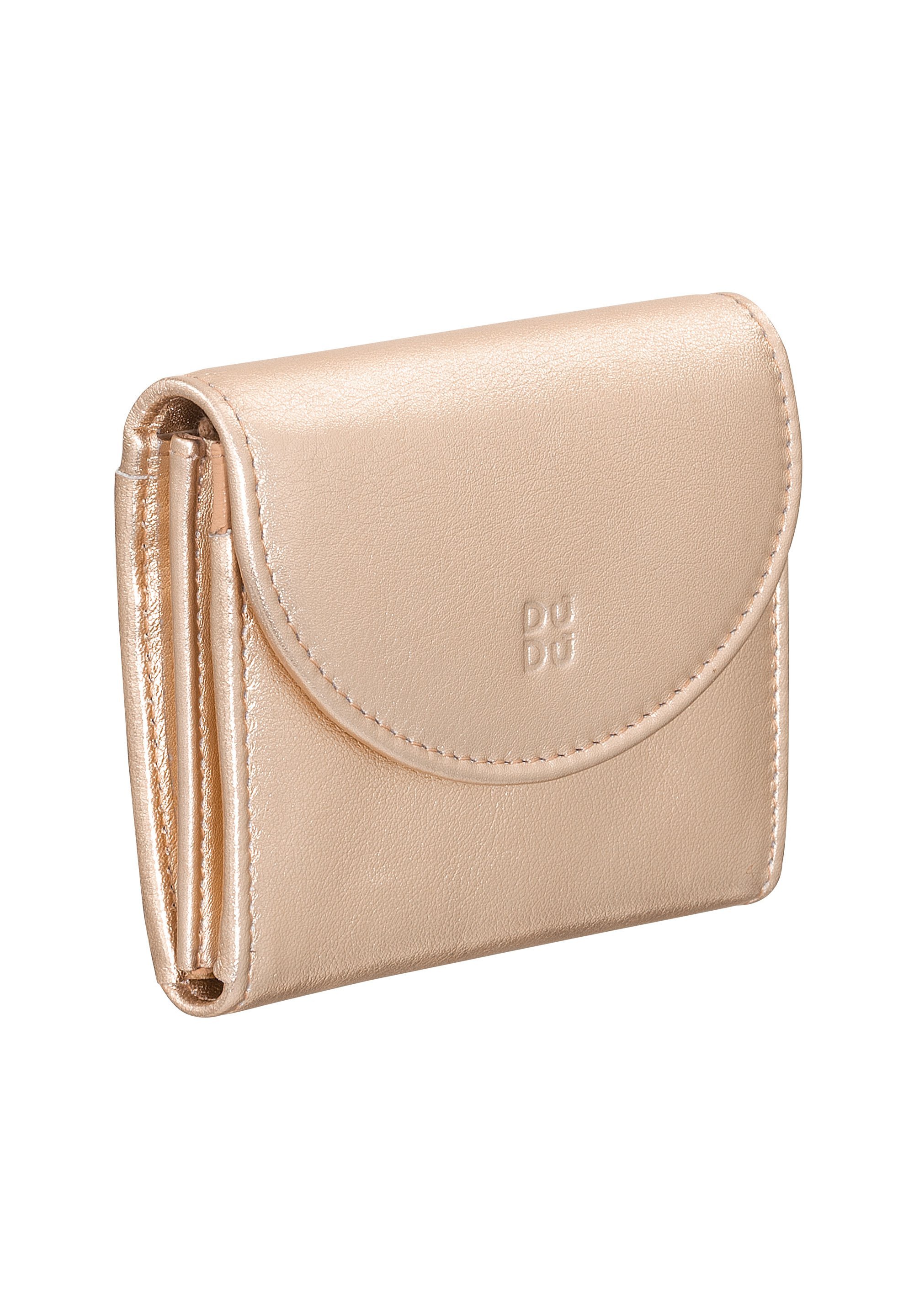 DUDU MINI IN VERA CON ZIP CHIUSURA A BOTTONE COMPATTO - Portemonnee - ballerina