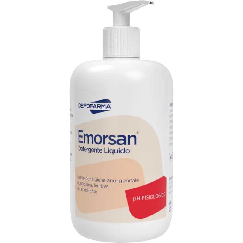 DEPOFARMA Emorsan sabonete líquido 500 ml Higiene da área anogenital