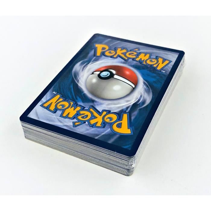 Lot de 50 cartes Pokémon aléatoires - NINTENDO - 100% authentiques - Pour enfants de 3 ans et plus