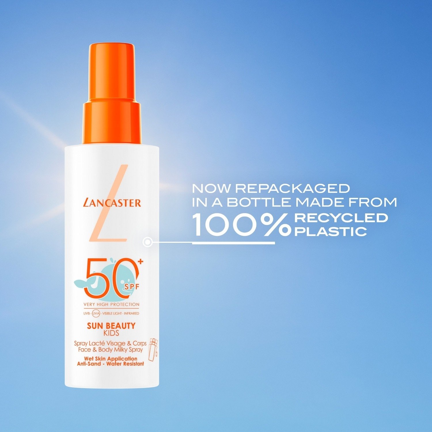 Lancaster Sun Beauty Kids mliječni sprej SPF 50 - 150 ml