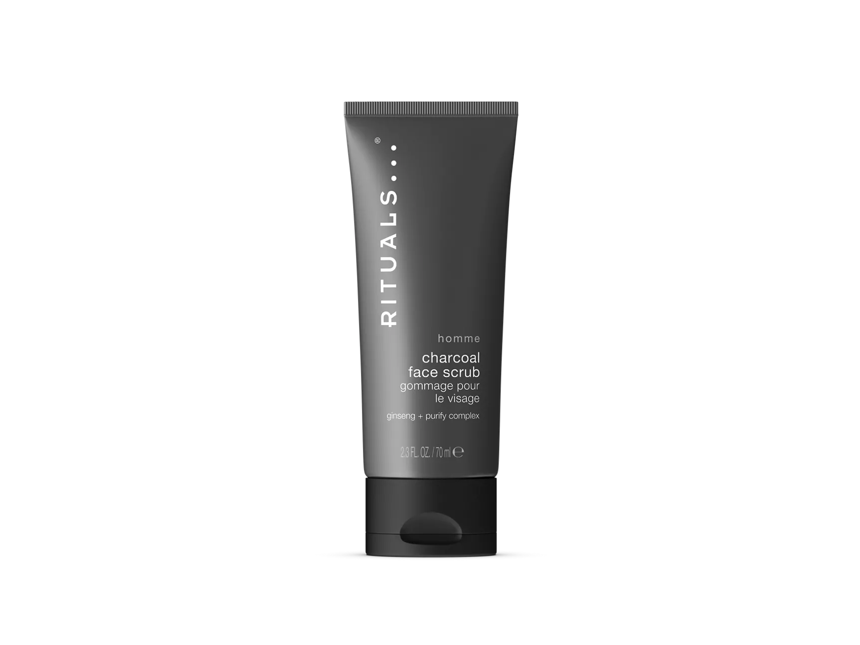Exfoliante facial de carbón activado Homme 70 ml