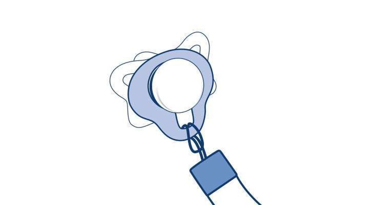 Modieuze speenclips